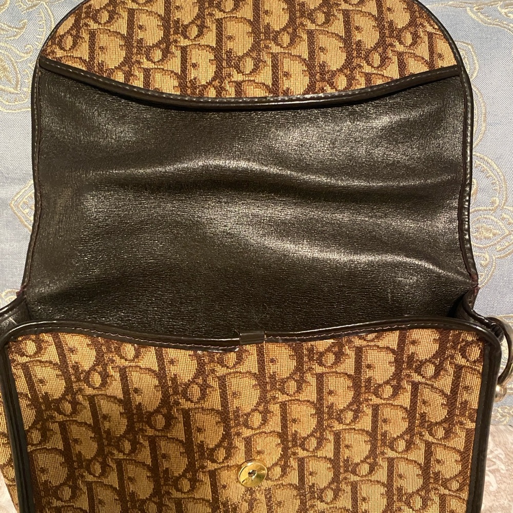 Vintage Dior Monogram Canvas Bag in Brown and tan - Picture 3 of 5